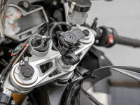 quad lock motorcycle fork stem mounts