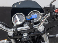 quad lock motorcycle handlebar riser clamp mounts