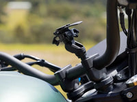 quad lock motorcycle handlebar riser clamp mounts