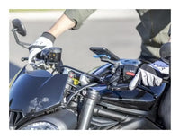 quad lock motorcycle mount extension arm