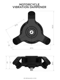 quad lock vibration dampener