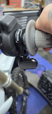 racetorx thumb throttle clamp on conversion system