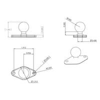 ram mounts cradle adapter