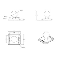 ram mounts cradle adapter
