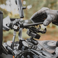 ram mounts quick grip phone mount with handlebar u bolt base