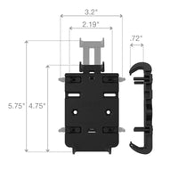 ram mounts quick grip phone mount with handlebar u bolt base