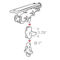 ram mounts quick grip phone mount with handlebar u bolt base