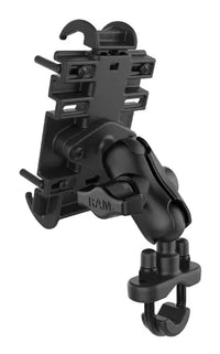 ram mounts quick grip phone mount with handlebar u bolt base