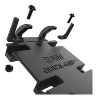 ram mounts quick grip phone mount with handlebar u bolt base