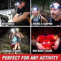 risk racing flexit headlamp pro 6 5 650 lumens with halo lighting