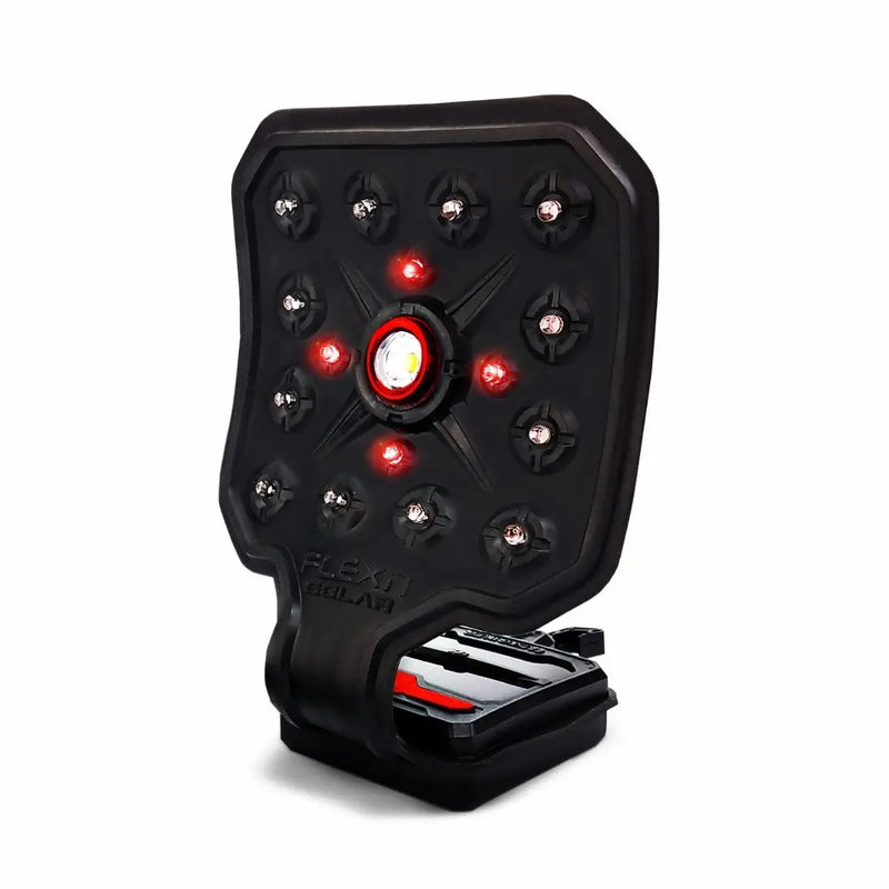 risk racing flexit solar 500 lumen flexible magnetic rechargeable flashlight