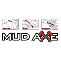 risk racing mud axe premium powersport motorcycle mud scraper