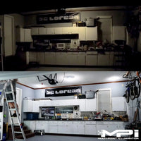 risk racing multi point illumination motion garage ceiling light