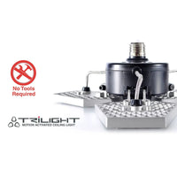 risk racing trilight motion activated garage ceiling light