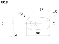 rizoma motorcycle front turn signal adapters bmw triumph