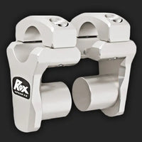 rox motorcycle handlebar risers 1 3 4 pivoting for 1 1 8 handlebar