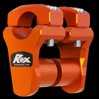 rox motorcycle handlebar risers 1 3 4 pivoting for 1 1 8 handlebar