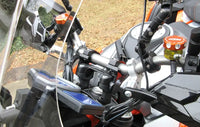 rox motorcycle handlebar risers 1 3 4 pivoting for 1 1 8 handlebar