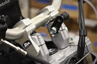 rox motorcycle handlebar risers 1 3 4 pivoting for 1 1 8 handlebar