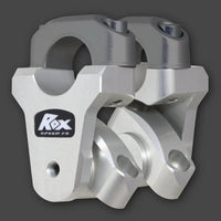rox motorcycle handlebar risers 2 bmw r1200 r1250gs pivoting bar risers silver
