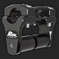 rox motorcycle handlebar risers 2 pivoting extended stem for 1 1 8 handlebar