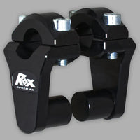 rox motorcycle handlebar risers 2 pivoting for 7 8 handlebar