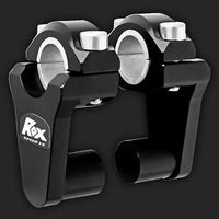 rox motorcycle handlebar risers 2 pivoting for 7 8 or 1 1 8 handlebar
