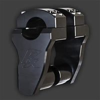 rox motorcycle handlebar risers pivoting extended stem for v twin bikes black