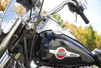rox motorcycle handlebar risers pivoting extended stem for v twin bikes black