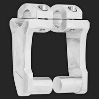 rox motorcycle handlebar risers pivoting extended stem for v twin bikes black