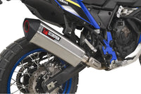 scorpion exhausts serket parallel slip on exhaust yamaha tenere 700 2019