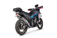scorpion edge slip on exhaust cf moto ibex 450mt 2024 stainless steel