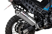 scorpion edge slip on exhaust cf moto ibex 450mt 2024 stainless steel