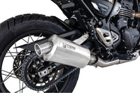 scorpion edge slip on exhaust triumph speed 400 2024 stainless steel