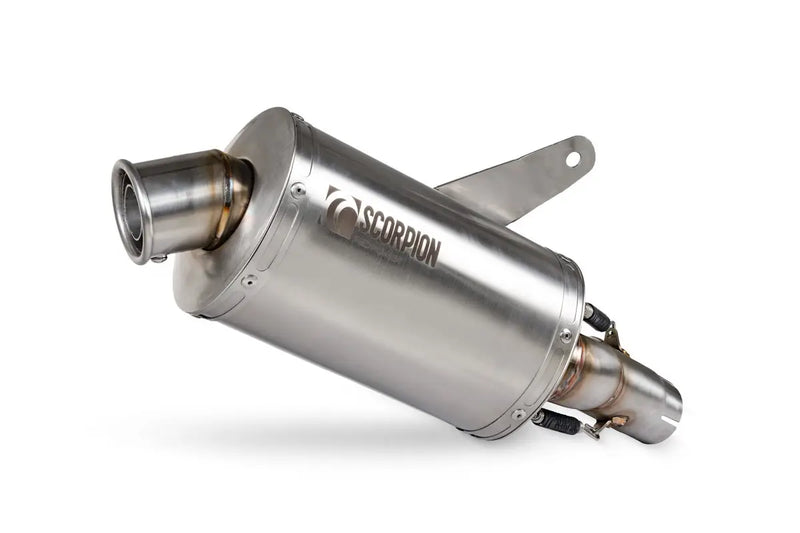 scorpion edge slip on exhaust triumph speed 400 2024 stainless steel