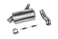 scorpion edge slip on exhaust triumph speed 400 2024 stainless steel