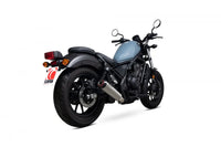scorpion exhausts red power slip on exhaust honda rebel cmx500