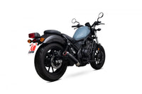 scorpion exhausts red power slip on exhaust honda rebel cmx500