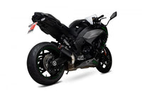 scorpion exhausts red power slip on kawasaki ninja 1000sx