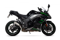 scorpion exhausts red power slip on kawasaki ninja 1000sx
