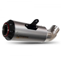 scorpion exhausts red power slip on kawasaki z900 2017 2023