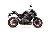 scorpion exhausts red power slip on kawasaki z900 2017 2023