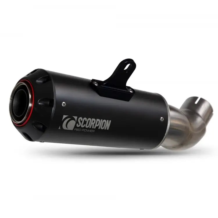 scorpion exhausts red power slip on kawasaki z900 2017 2023