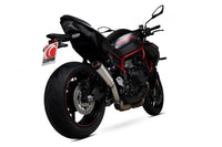 scorpion exhausts red power slip on kawasaki zh2