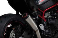 scorpion exhausts red power slip on kawasaki zh2