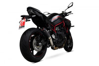 scorpion exhausts red power slip on kawasaki zh2