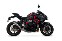 scorpion exhausts red power slip on kawasaki zh2