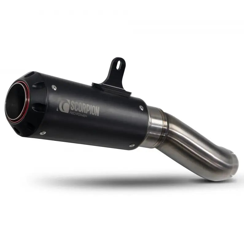 scorpion exhausts red power slip on kawasaki zh2