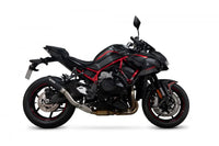 scorpion exhausts red power slip on kawasaki zh2