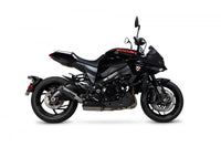 scorpion exhausts red power slip on suzuki katana